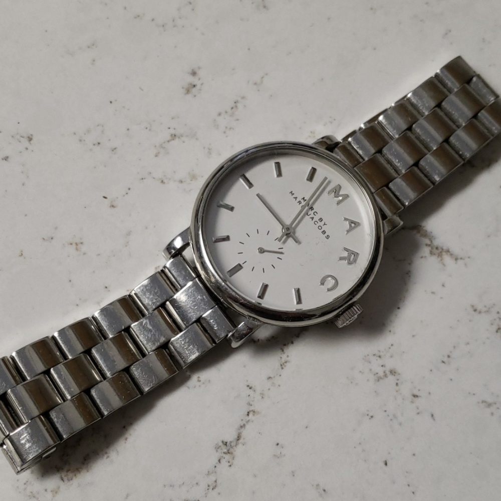 Marc by Marc Jacobs silver watch